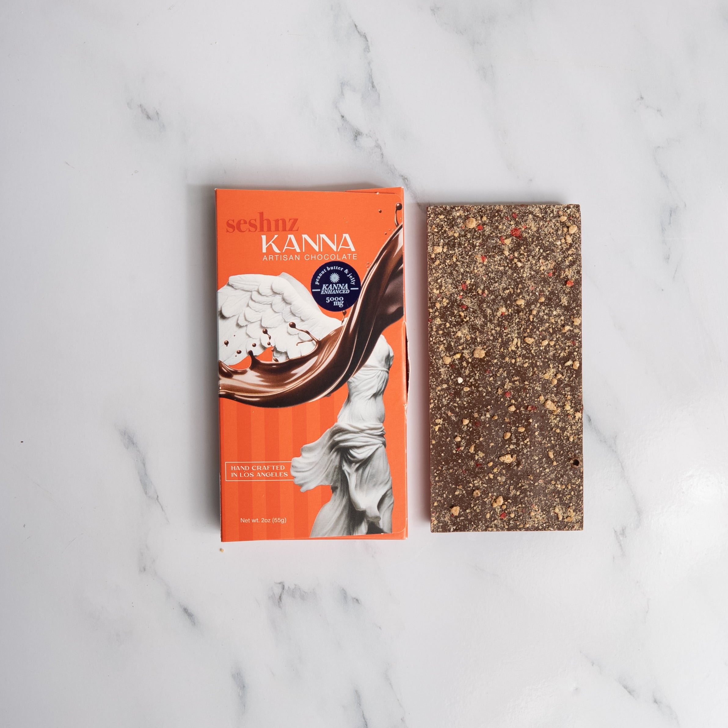 PB&J Kanna Chocolate Bar | Mushroom-Infused Nostalgic Treat