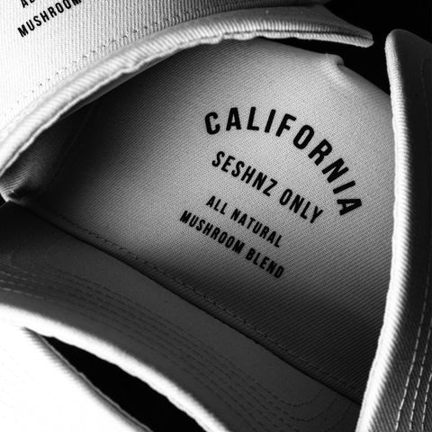 Seshnz White Canvas A-Frame Adjustable Hat