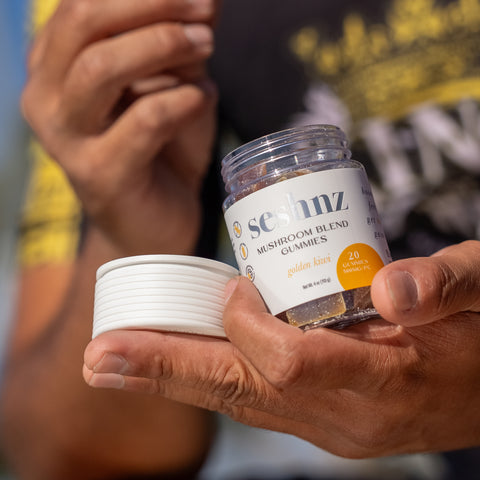 Mushroom Blend Gummies - Golden Kiwi (20ct Jar)