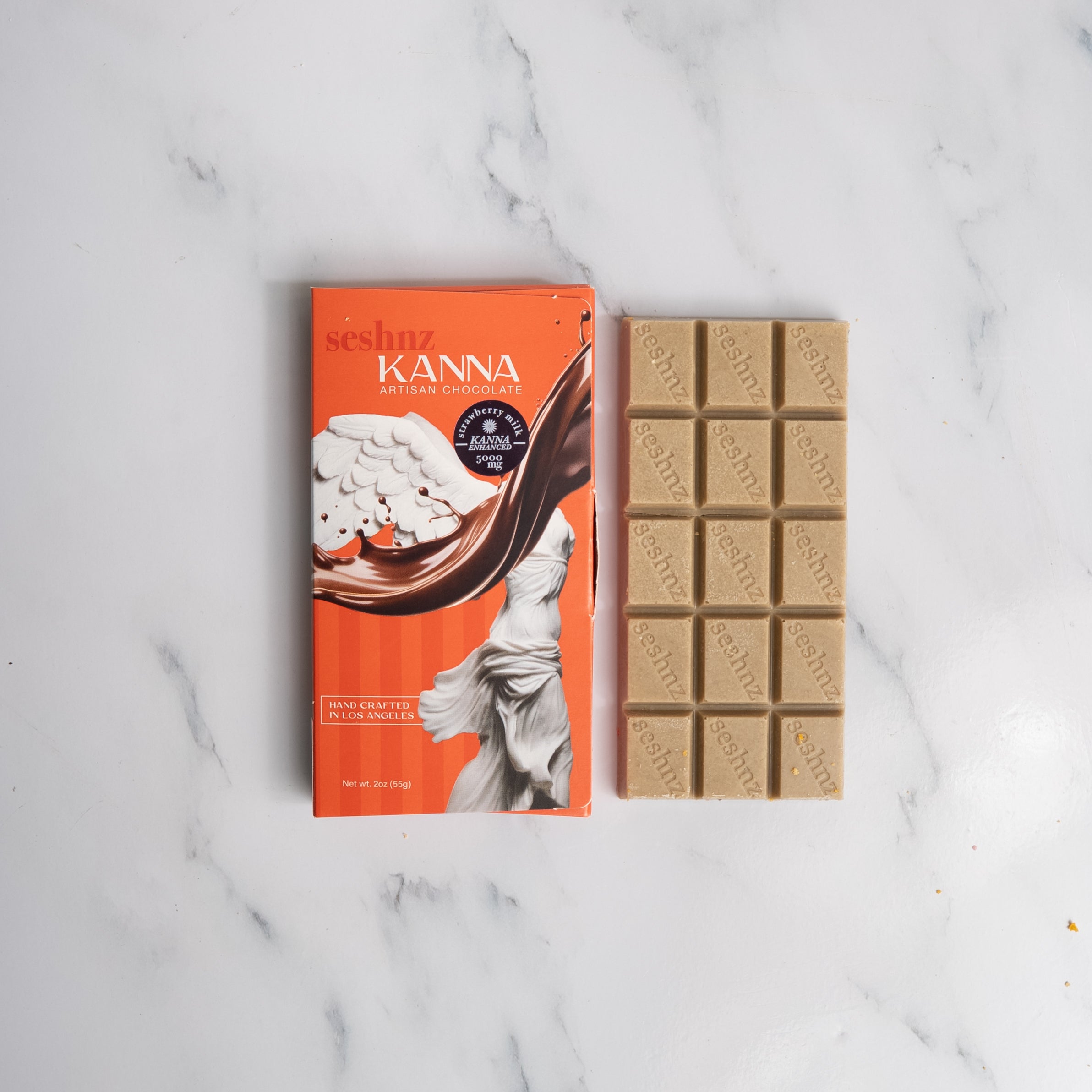 Strawberry Milk Kanna Bar | White Chocolate Mushroom Fusion