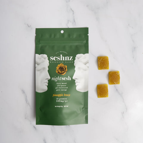 Mushroom Blend Gummies - Night Sesh - Pineapple Breeze (10 count)