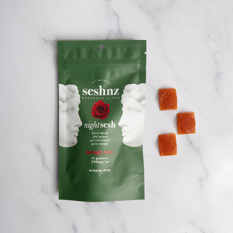 Mushroom Blend Gummies - Night Sesh - Late Night Lychee (10 count)