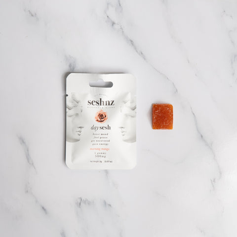 Mushroom Blend Gummies - Day Sesh - Morning Mango (Singles)