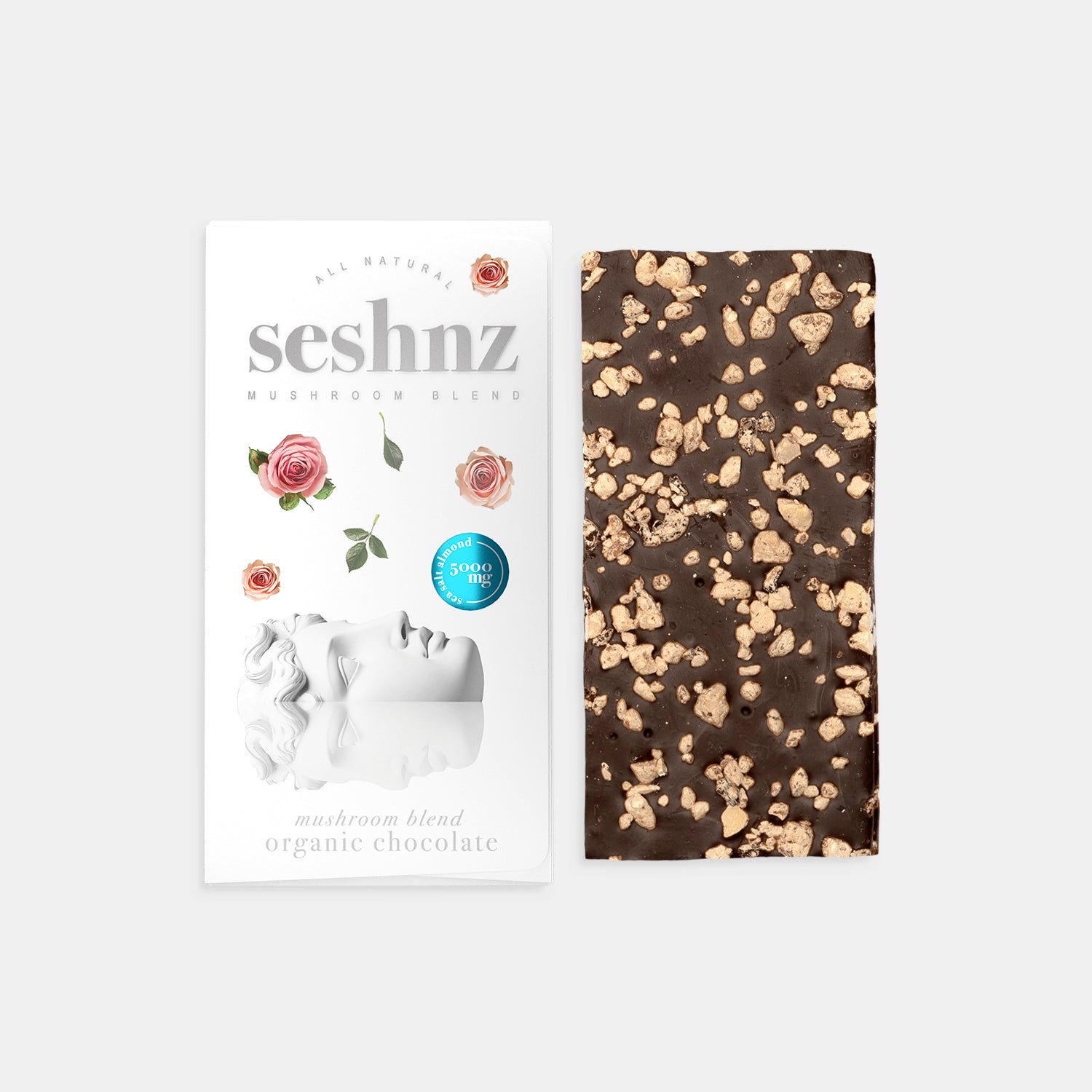 Mushroom Blend Chocolate - Dark Chocolate Sea Salt Almond