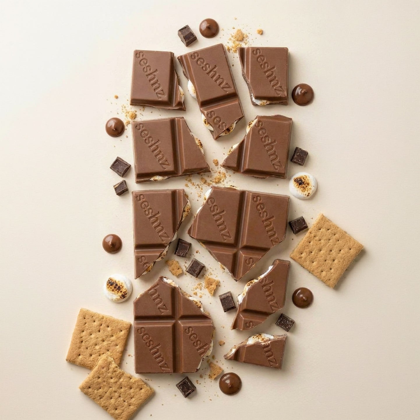 Campfire S'mores Chocolate | Mushroom-Infused Classic Treat