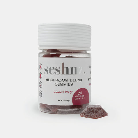 Mushroom Blend Gummies - Sunrise Berry (20ct Jar)