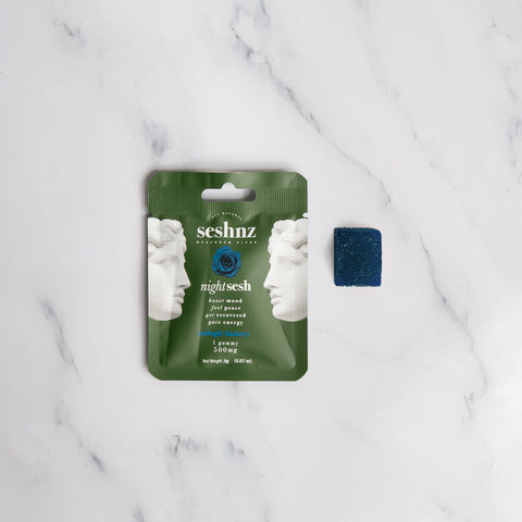 Mushroom Blend Gummies - Night Sesh - Midnight Blueberry (Singles)