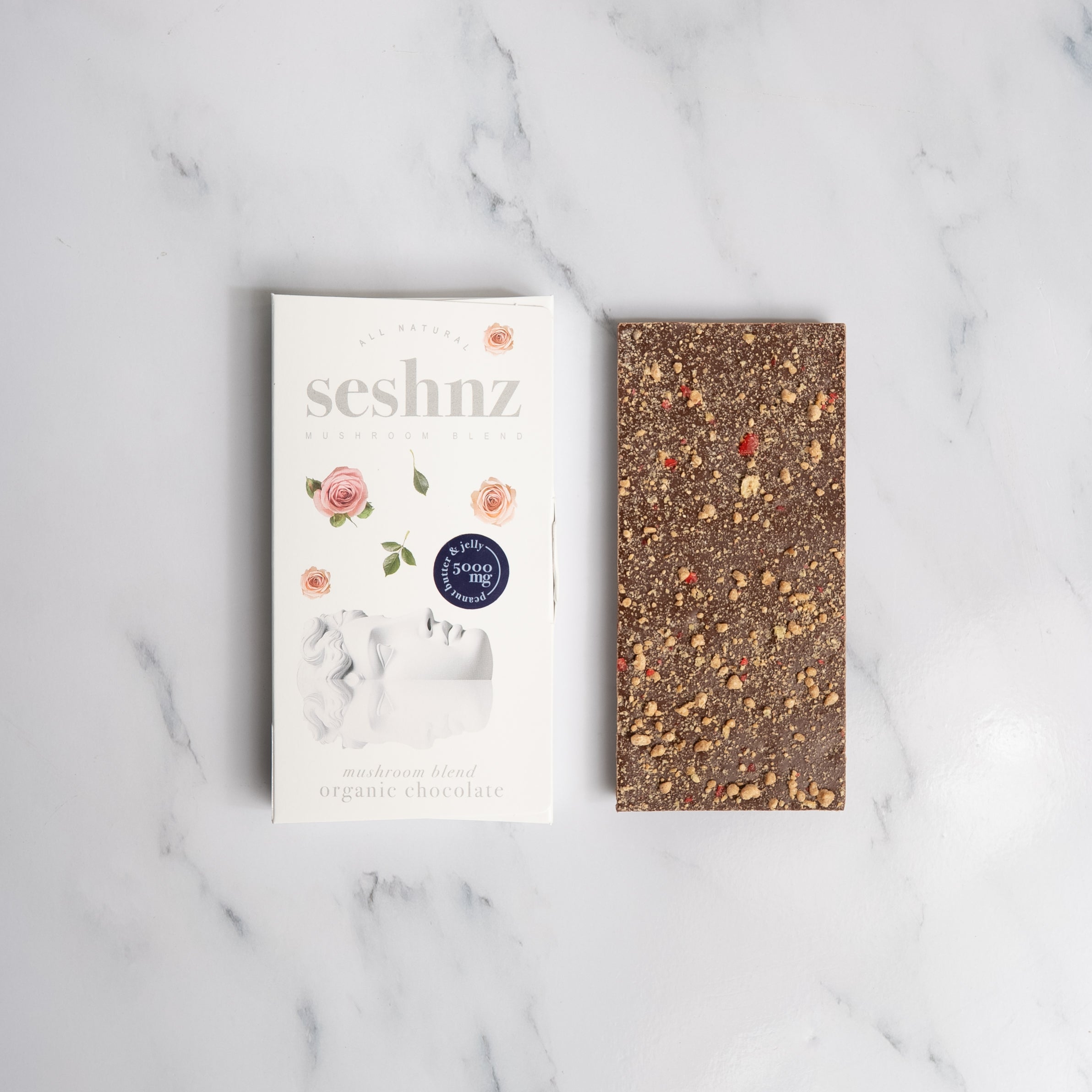 Mushroom Chocolate Trio | S'mores, PB&J & Sea Salt Almond – Seshnzonly