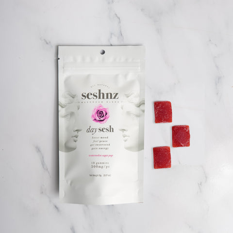 Mushroom Blend Gummies - Day Sesh - Watermelon Sugar Pop (10 Count)